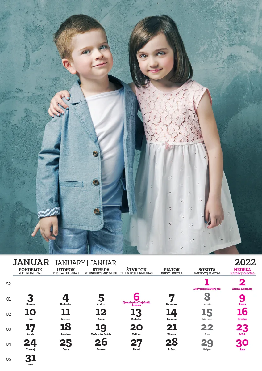 Nástenný kalendár 2027 – Obrázok 2